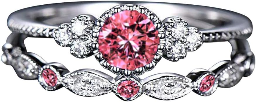 g Fashion Women's Jewelry 1 Diamond gs Couple Set Pair 5-10 Size gs Adjustable g Pack