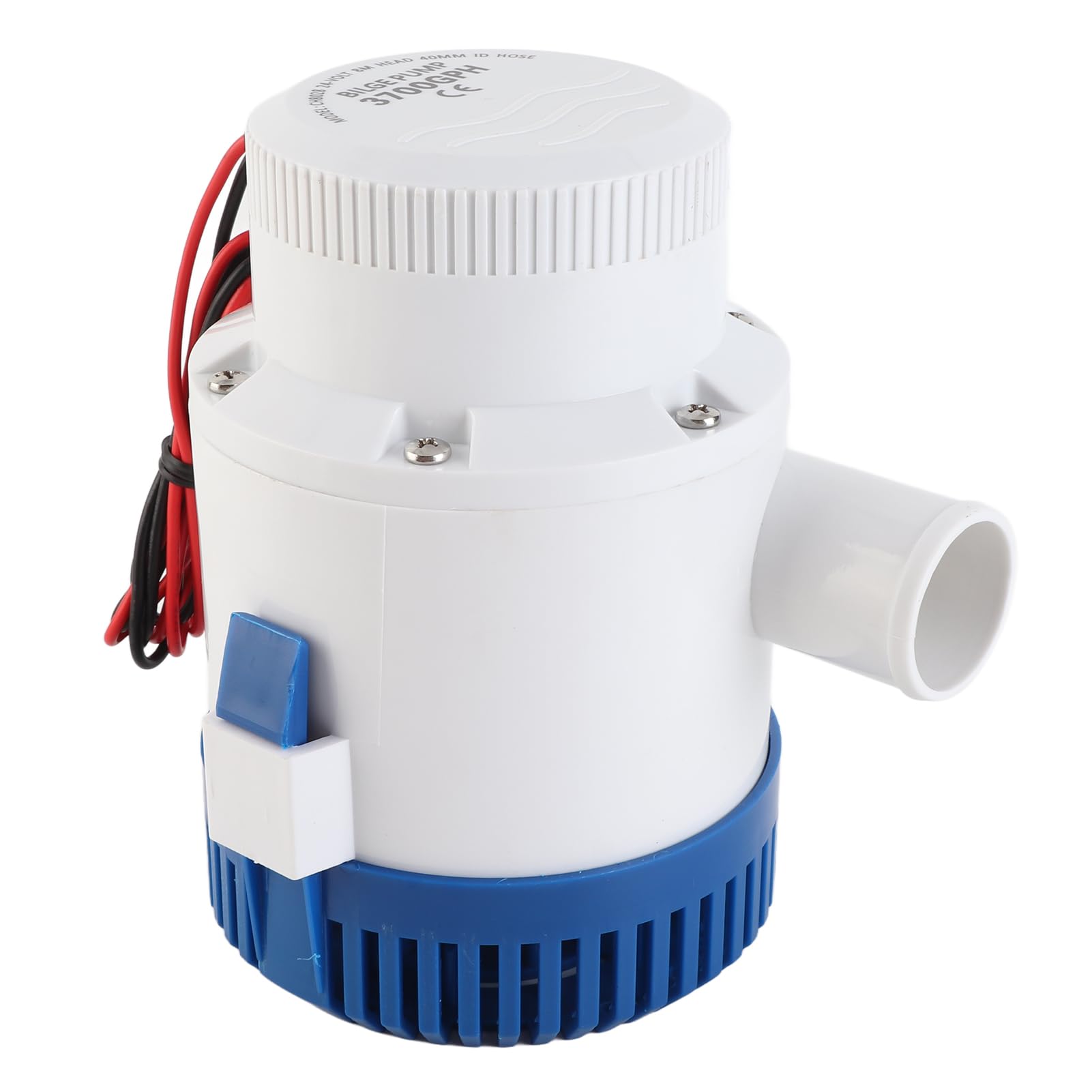 Pompa di Sentina da 3700 GPH - Pompa di Sentina Elettrica per Impianti Idraulici Marini con Prevenzione del Surriscaldamento, Bassa rumorosità e Prestazioni Efficienti per Barche e - (24V)