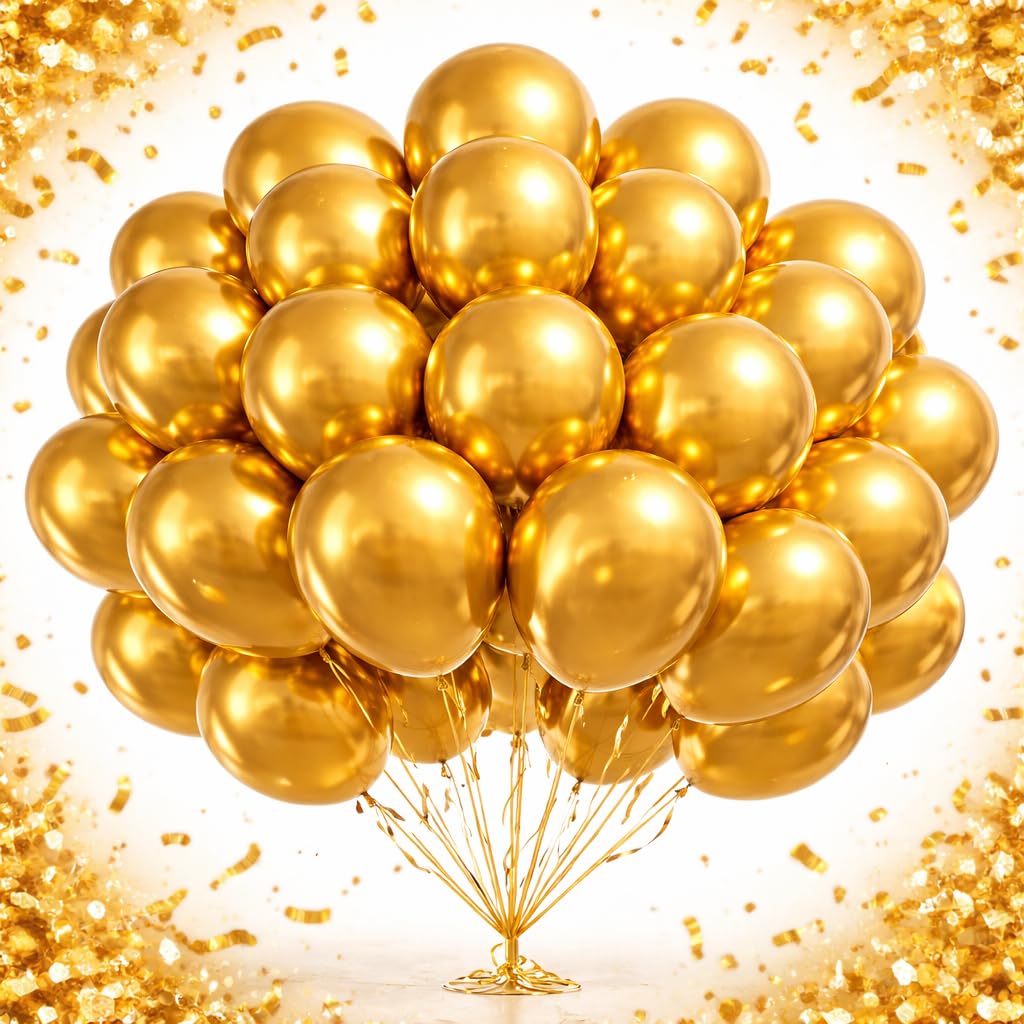 Thickened balloons, 120 PCS Balloons Assorted Colors, Latex Balloons for Kid's Birthday Party, Exquisite Rainbow Balloon, 12 Inches 12 Kinds of Rianbow Colorful Party Balloons Decorations. — Amazon image 10