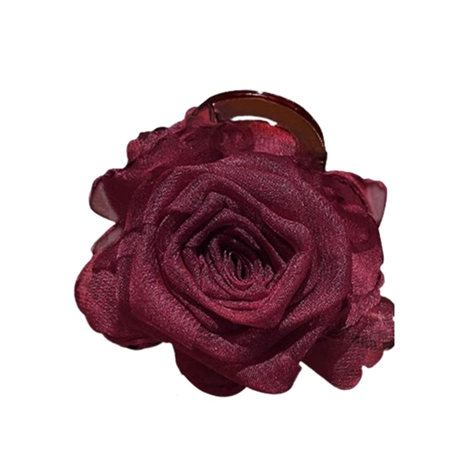 YUXITA Elegant Flower Flower Hair Clip Practical Hair Clamp Nonslip Accessory Fashion Barrette For Women