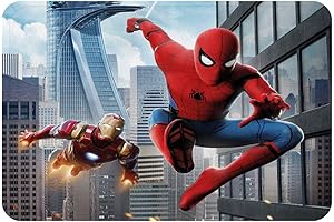 Goodcare Spiderman Panel Print Bathroom Rug