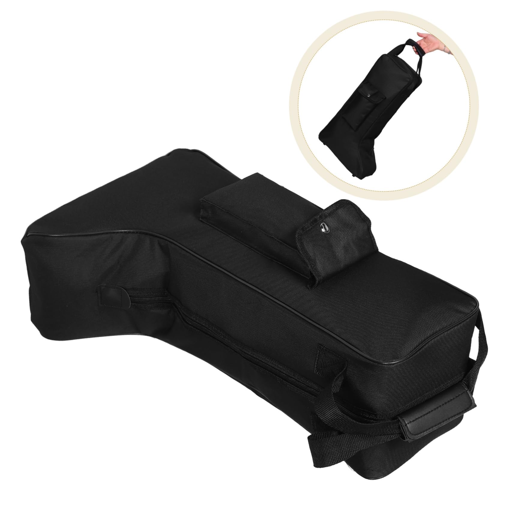 Bolsa para Botas de Montar de Tela Oxford, , Bolsillo Frontal y Asa, Adecuado para Esquí y Camping, Almacenamiento Versátil
