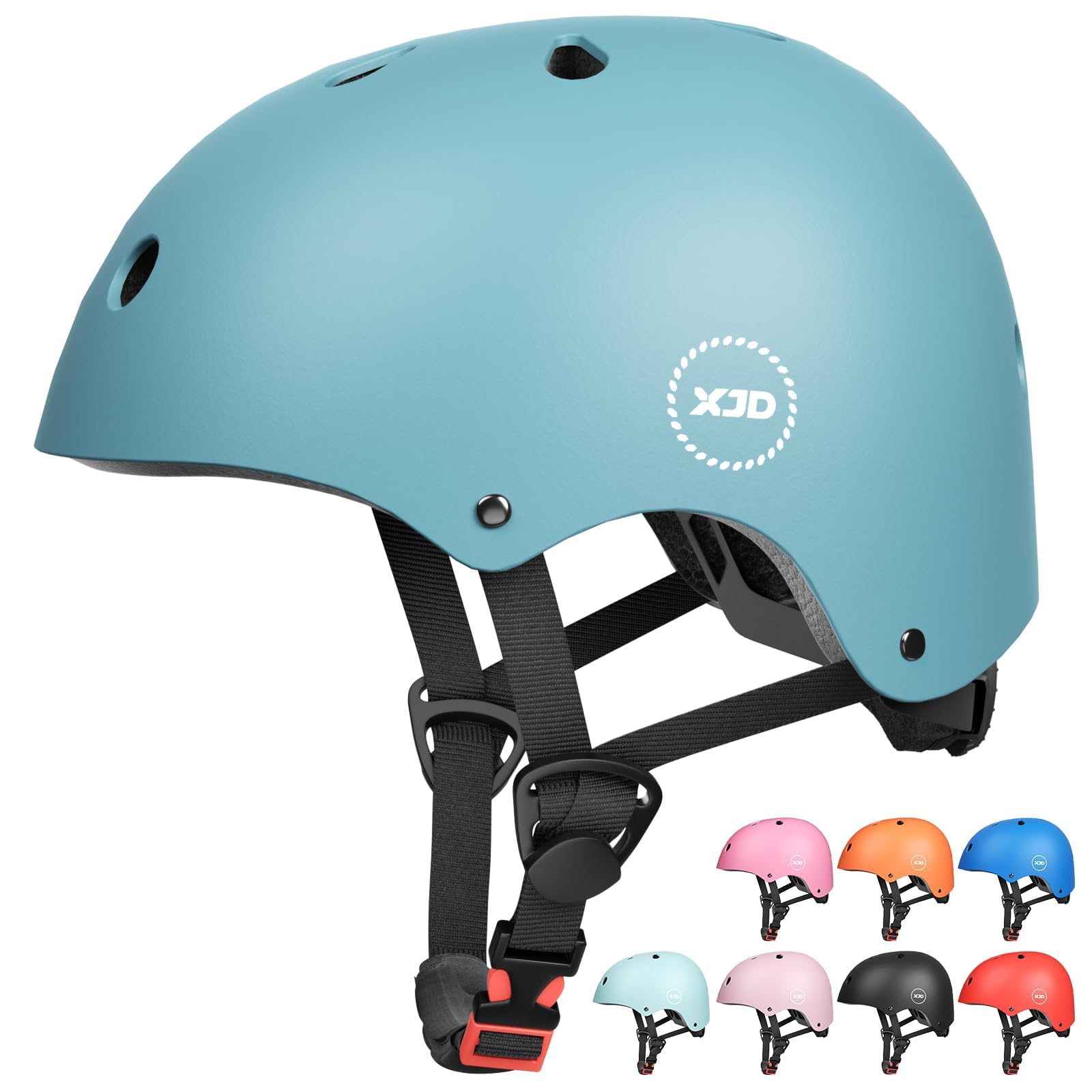 XJD Fahrradhelm für Kinder, Verstellbare Kinderhelm Skaterhelm Kinder Helm für Fahrrad Skateboard Scooter Roller Kinderfahrradhelm für 3-13 Alt Mädchen und Jungen