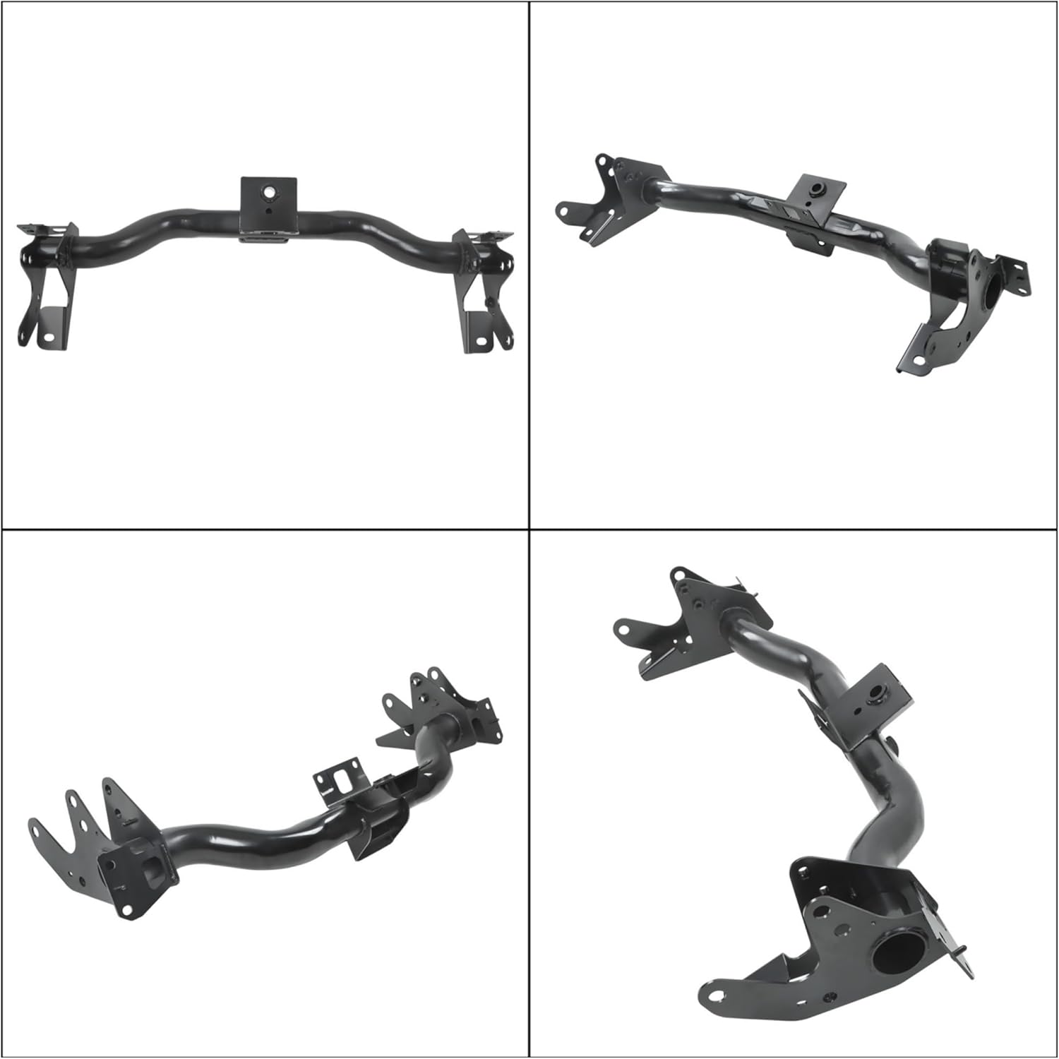 Black Rear Bumper Tower Trailer Hitch Replacement for R-a-m 1500 2019-2024 68265142AD