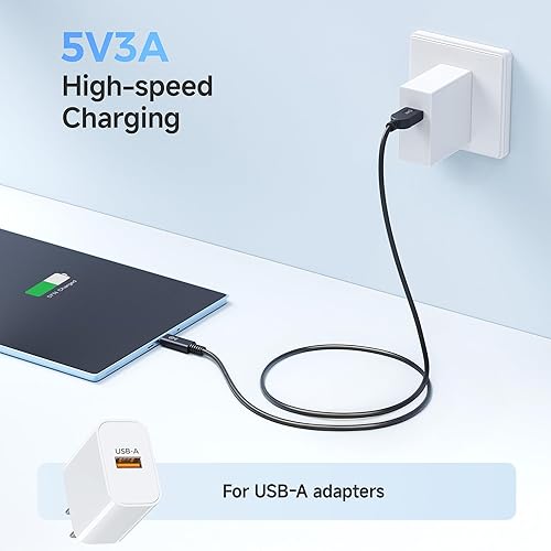 Miniatura 4 de Cable Matters Certificación USB-IF Cable USBA a USB C de 10Gbps Gen 2 - 3.3 pies, Cable USBC a USBA, Negro, Compatible con iPhone 1615 Pro MaxPlus