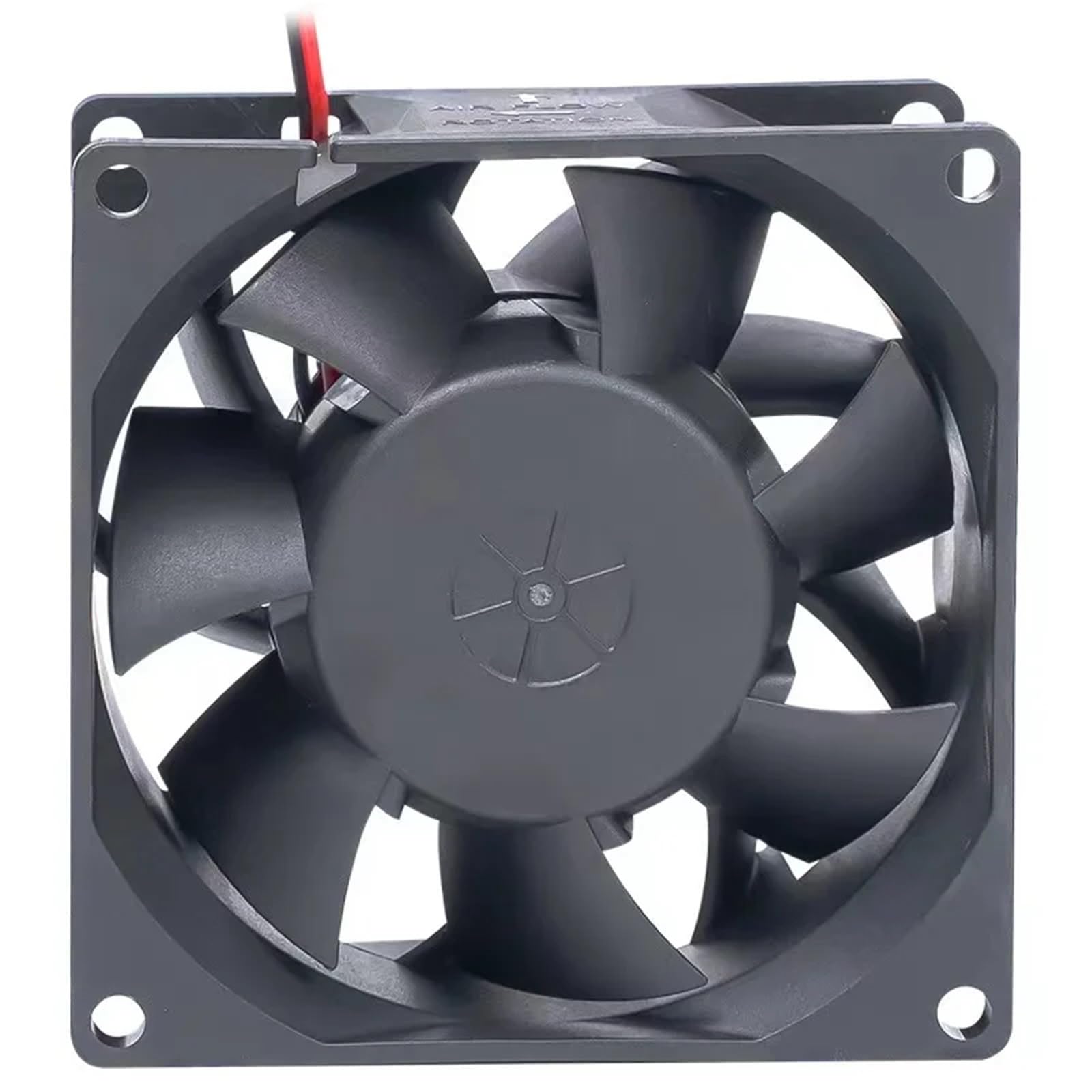 Ventola di raffreddamento 8038, 5500 giri/min, 80 mm, 8 cm, 5 V, 12 V, 24 V, 80 x 80 x 38 mm, ventola di raffreddamento senza spazzole per case del computer (cuscinetto a sfera da 12 V)