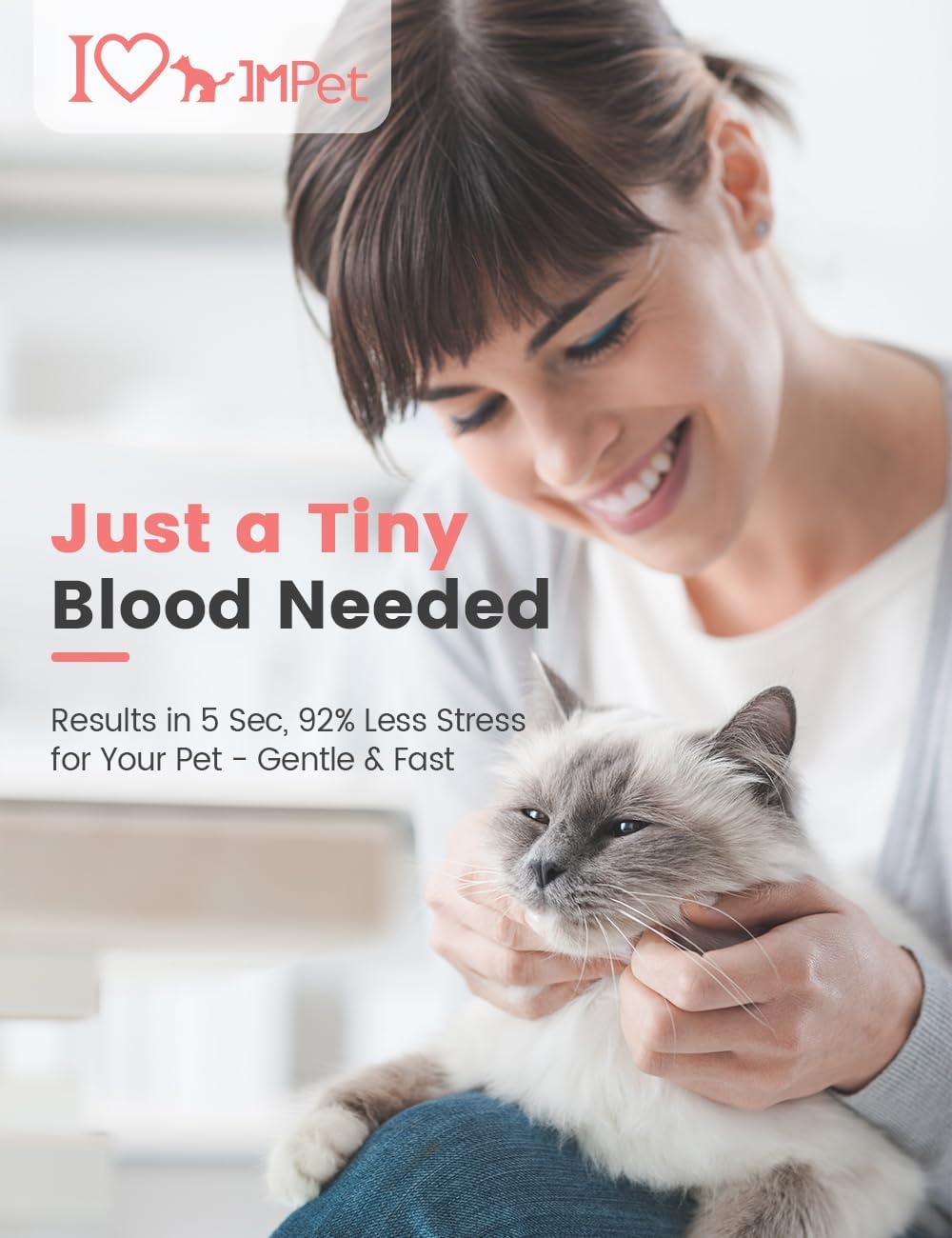 IMPet Blood Glucose Test Strips for use with IMPet Diabetes Sugar Testing Meter (No Coding Required for Pet, 50 Count)
