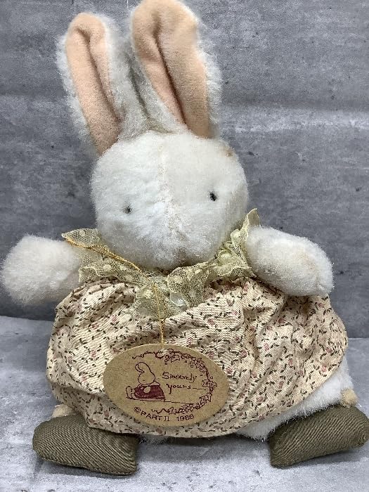 Amazon.co.jp: 1986年ノンノンパート2 白うさぎ 兎 ウサギ ぬいぐるみ