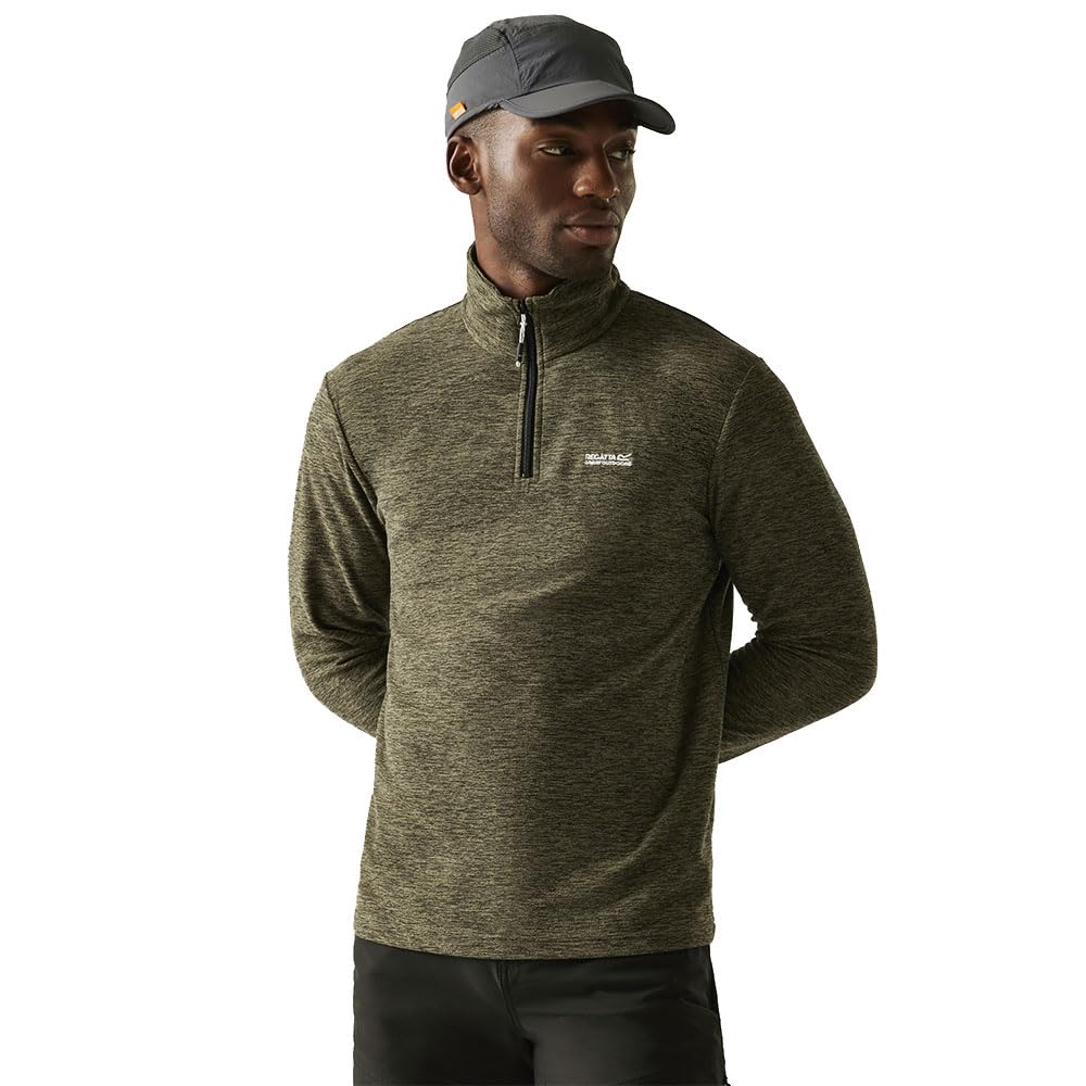 Regatta Thompson Marl Fleece Size: M Men's Green