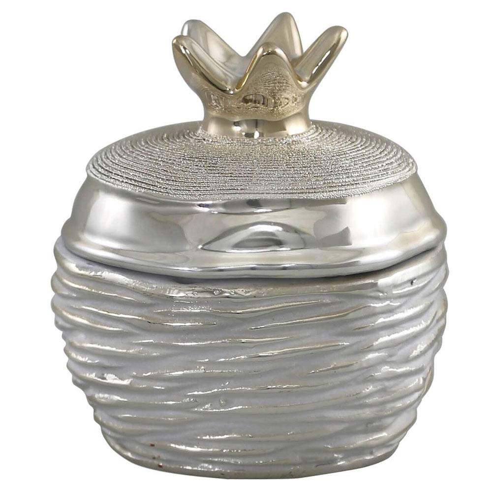 AngraveHomeChampagne Pineapple Art Deco Storage Trinket Box Jar Fruit Ornament