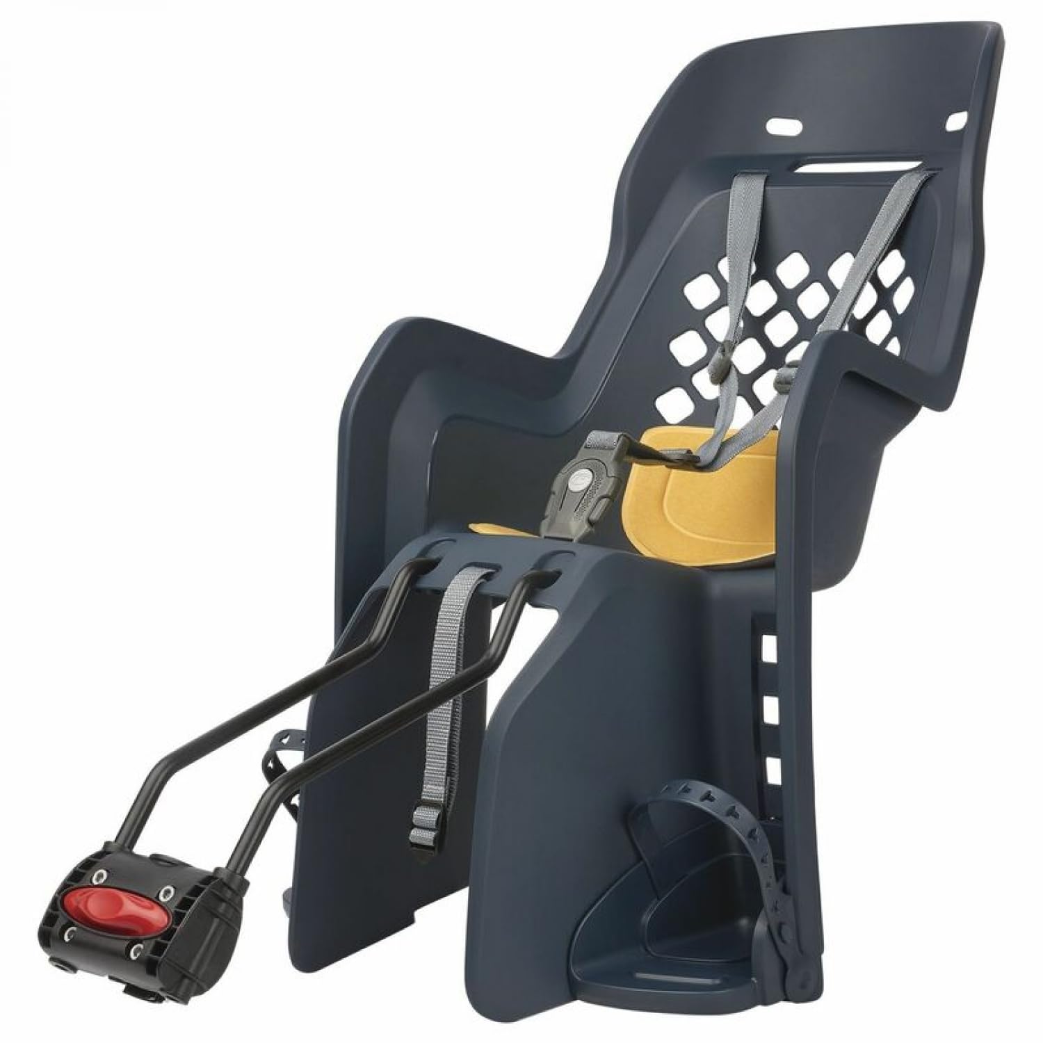 Polisport Porte Bebe Arriere - Siege Enfant Fixation Cadre - siège Enfant vélo modèle Joy 26 A 29" - Porte bébé Couleur Bleu foncé - Marque