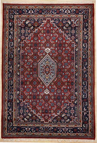 Theko Orient Teppich Bidjar rotblau Grösse 40 x 60 cm – Bild 3