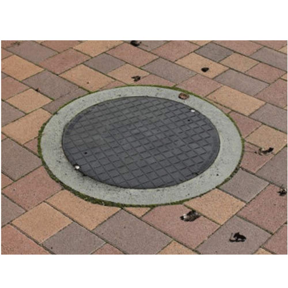 Schachtabdeckung STABIFLEX Abdeckung SOLO 648-15kN Typ1 (mit Griffmulden), Kanaldeckel, Schachtabdeckung, Zisternendeckel, Kunststoff leicht, Abdeckung Zisterne