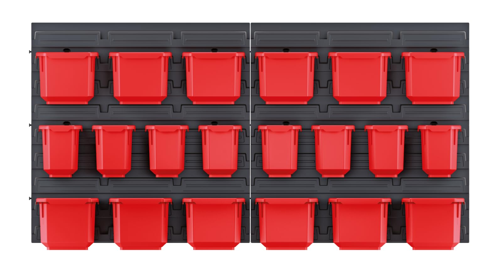 WALL MOUNTED TOOL PEG BOARD SET GARAGE STORAGE BINS WORKSHOP RACK SHED ORGANISER 50 MODELS VARIOUS SHAPES AND LAYOUTS SMALL MEDIUM LARGE (Model 24) โ image 1