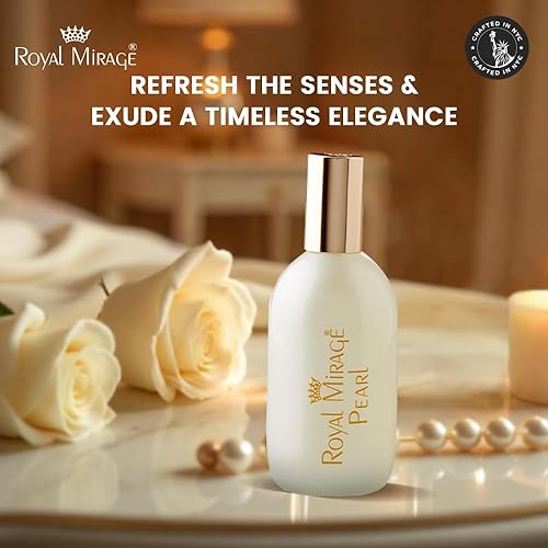 Miniatura 4 de Royal Mirage Pearl Eau de Cologne  Fragancia premium de bayas silvestres y violeta blanca  4.1 fl oz (4 onzas) EDC de larga duración  Aroma
