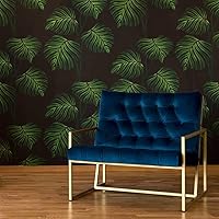 Vista 3 de Calathea - Plantilla de pared - Plantillas florales para paredes - Diseños de plantillas de flores - Plantilla reutilizable para pintar paredes