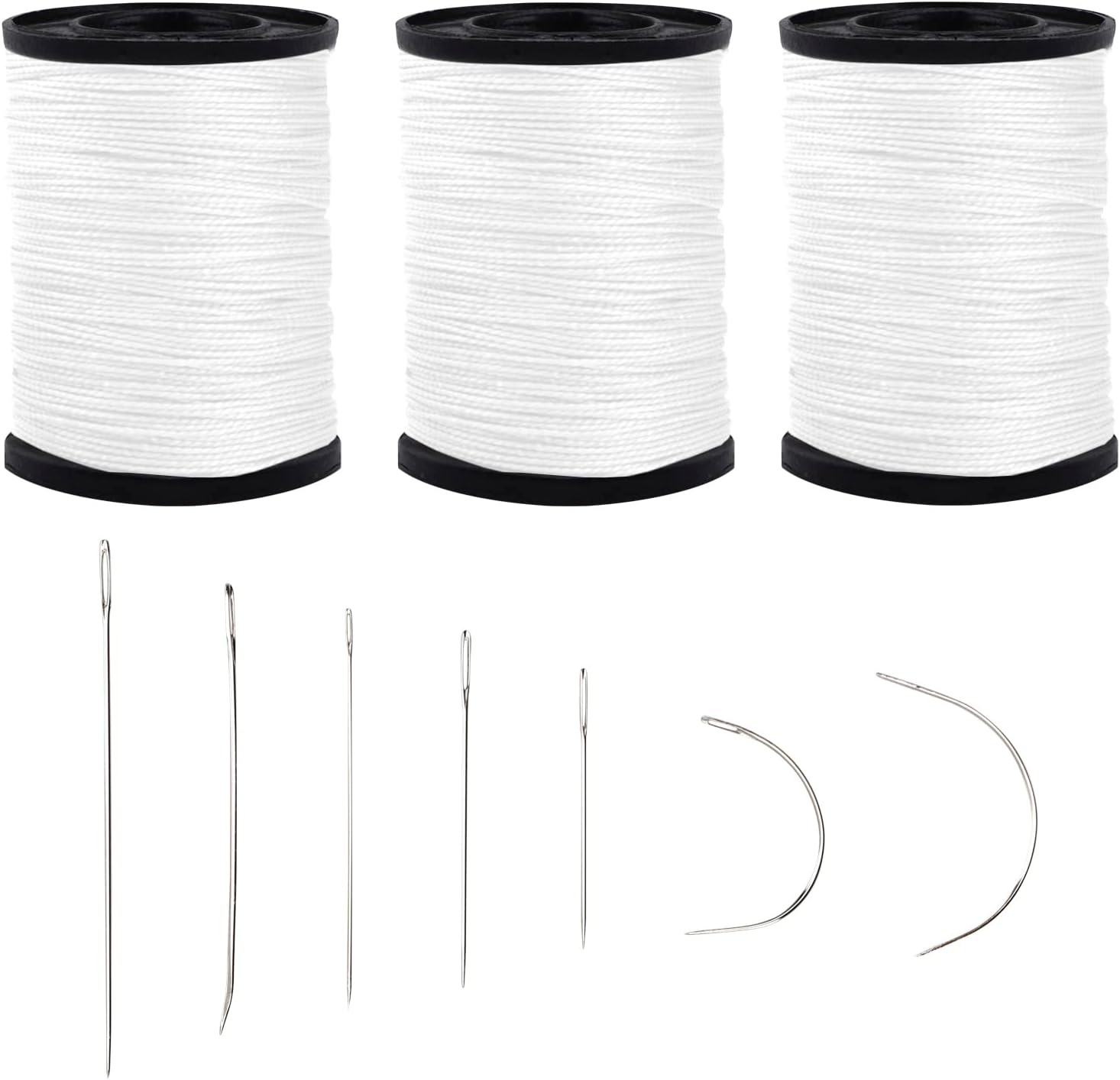 Topus Extra Strong Upholstery Repair Sewing Thread Kit and Heavy Duty Household Hand