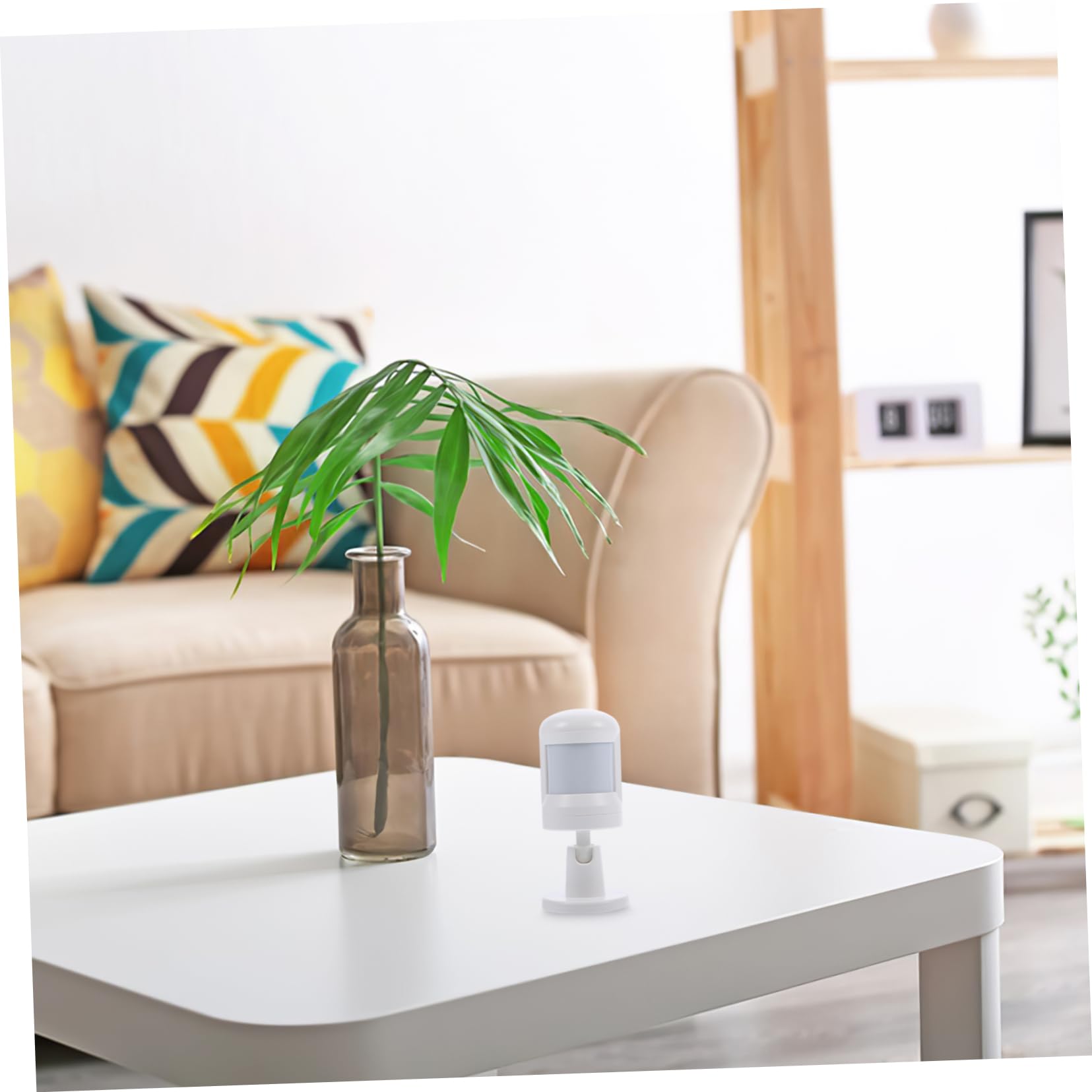 SHINEOFI Detector de Infrarrojos Sensor Corporal Pir y Sistema de Detección de Movimiento Compatible con Tecnología Inalámbrica para Hogar para Alarmas de Seguridad