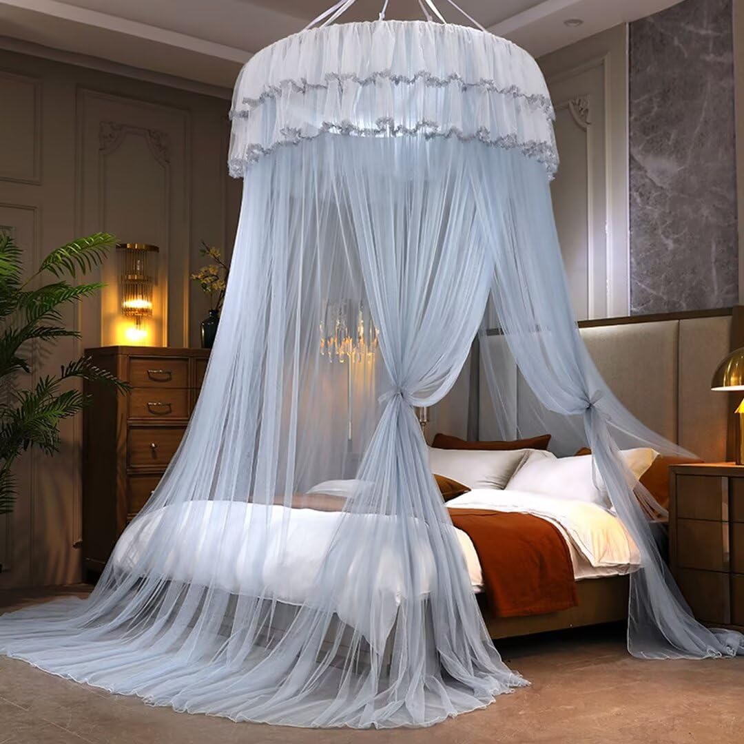 Moustiquaire auvent pour lit enfant et adulte idéale pour des nuits d'été apaisées