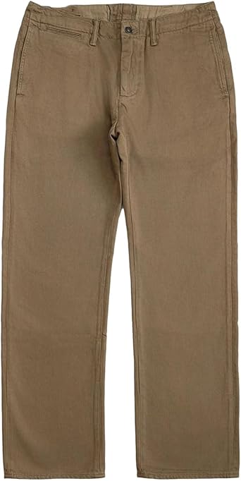 Mens Straight Fit Vintage Wash Chino Pants Cotton Twill Trousers for Casual Daily Wear All Season