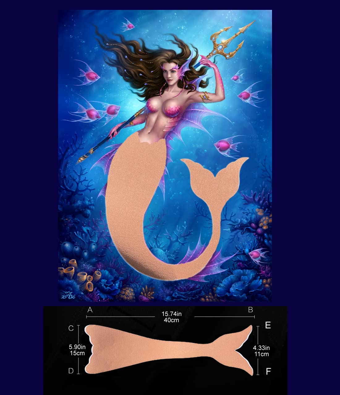 BIMEI Mermaid Tucking Tape Self Adhesive Kit Pre-Cut Fit Transgender Invisible Briefs C-Shaped Panties Frauen