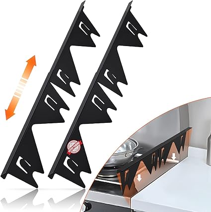 Stainless Steel Stove Gap Covers,Stove Gap Filler, Range Trim Kit,