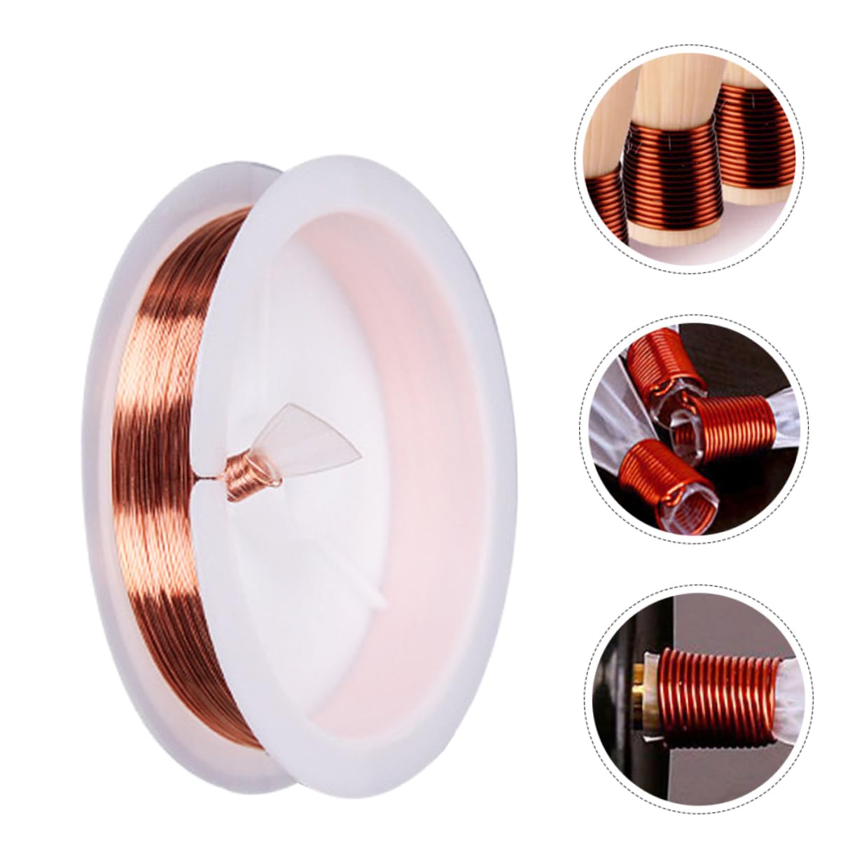 VICASKY Convenient Metal Wire for Reed Making 0.3mm Craft Copper Wire Reed for Diy Handmade Projects