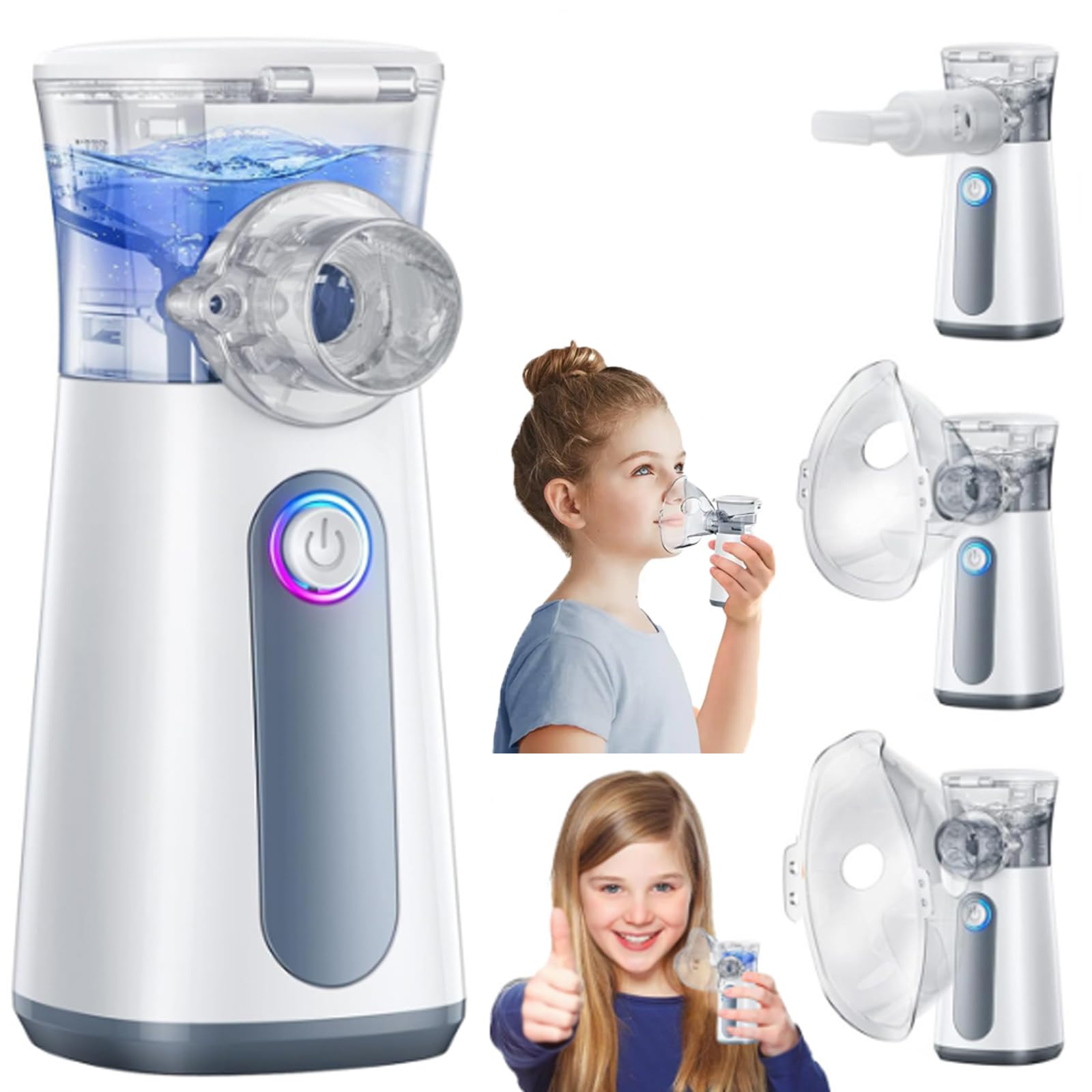 Portable Nebulizer For Kids, Handheld Nebulizer Machine With 3 Speed