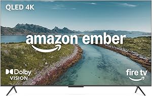 Amazon Ember 55″ QLED Series with Fire TV (newest gen), 4K Ultra HD smart TV, HDR10+, Dolby Vision, Dolby Audio, quad-core…