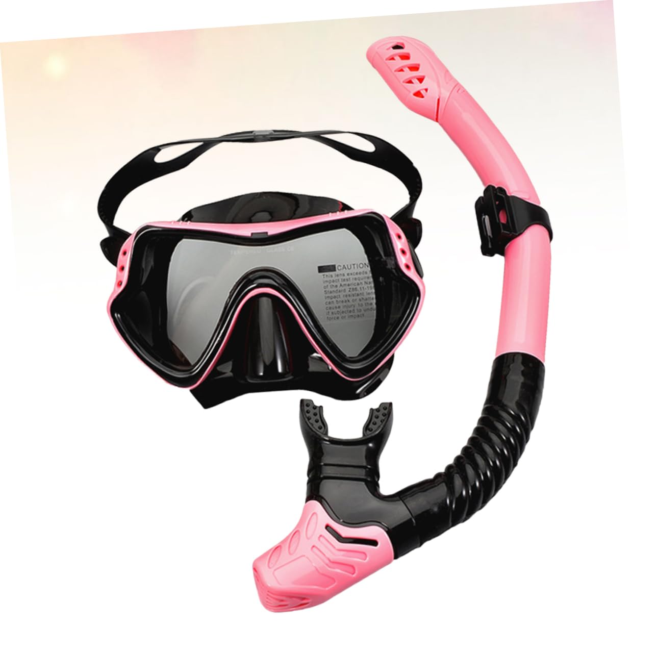 Tauchbrille Mit Schnorchel-sichtfeld Unidirektionaler Wasserableitung Hochelastischem Kopfband Für Schwimmen Und Tauchen