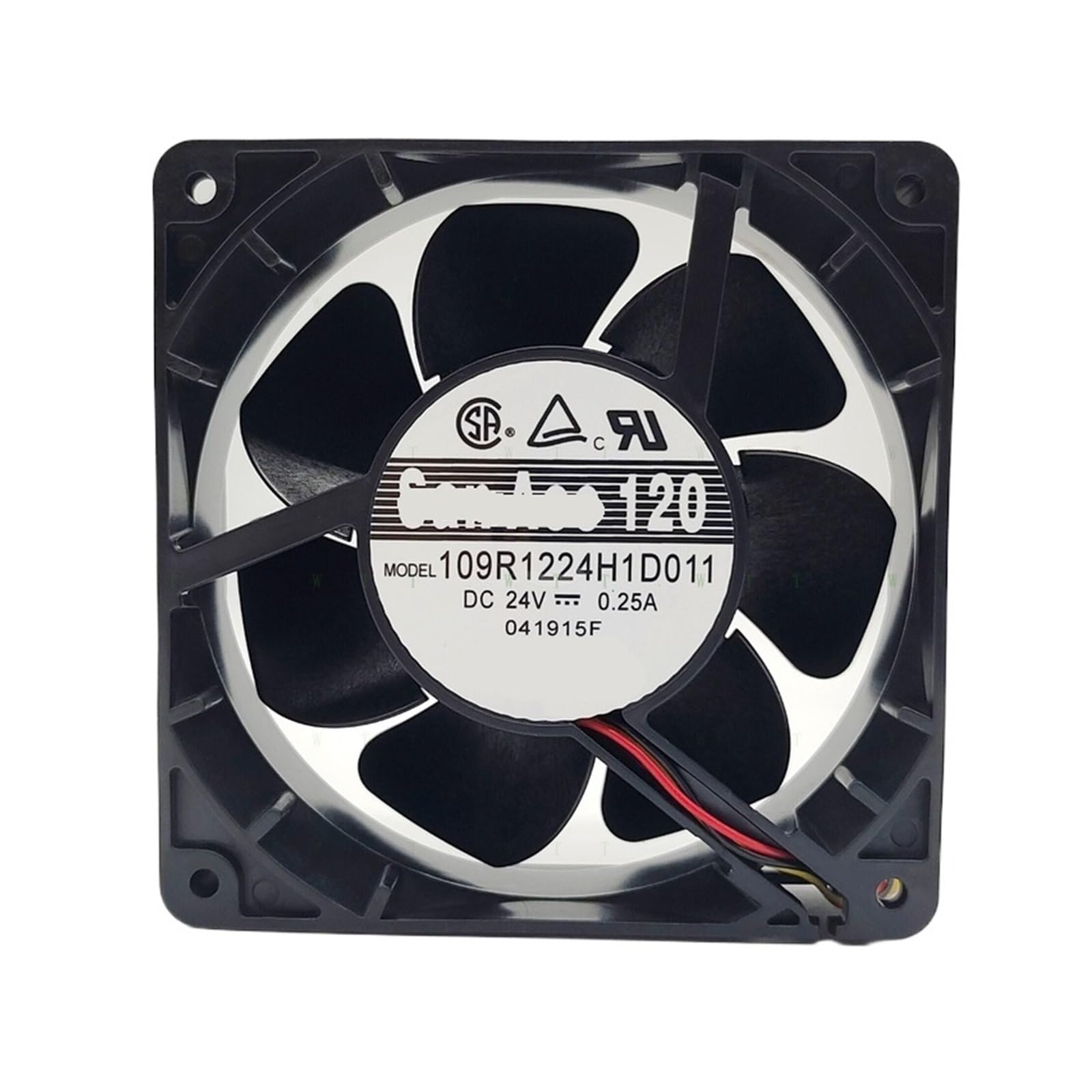 WEUSANXPL 109R1224H1D011 24V 0.25A 12CM 12038 3-Wire Cooling Fan
