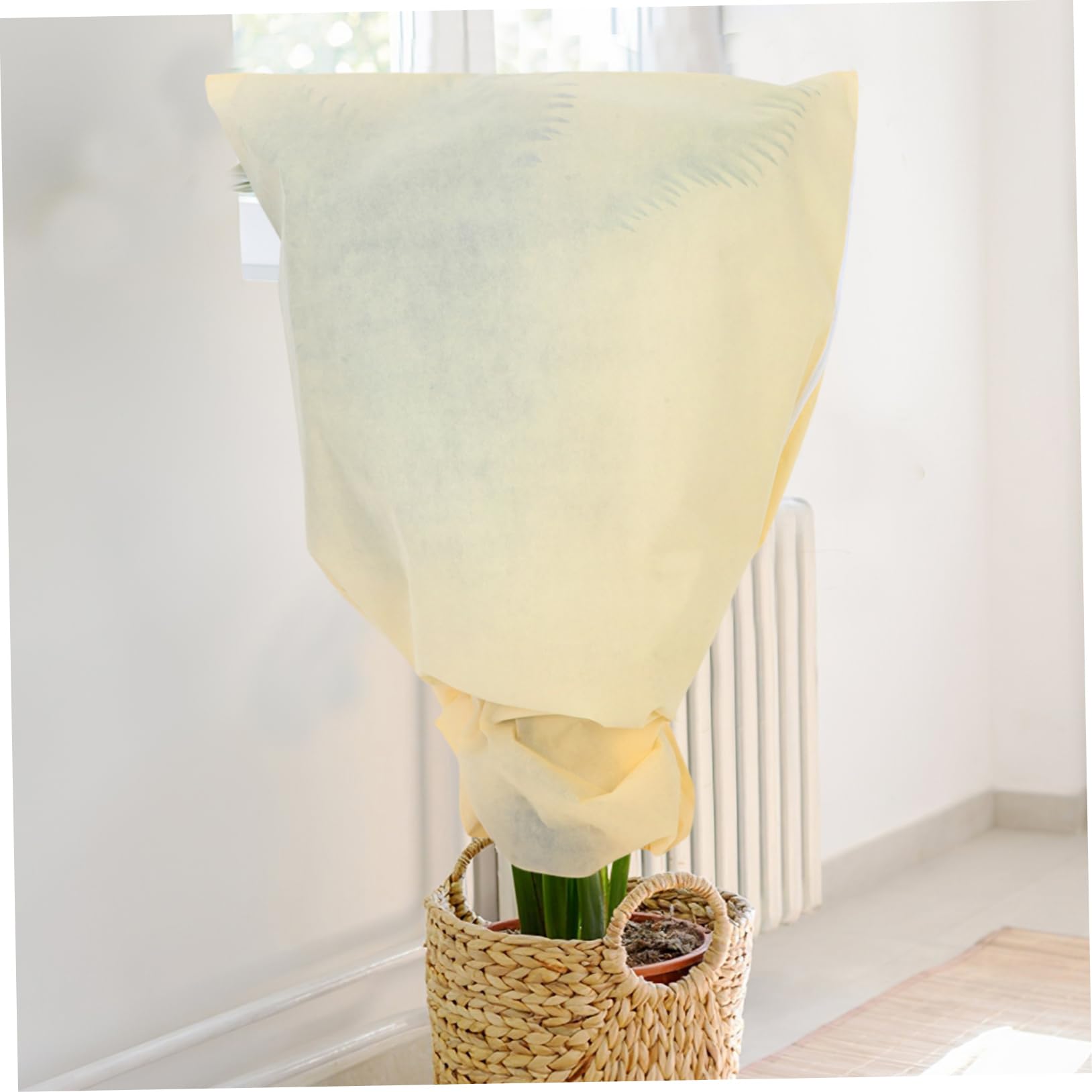 Toyvian 2 Pezzi Coperturper Piante Inverno Telo Antigelo con Cerniera per Protezione da Freddo per Arbusti