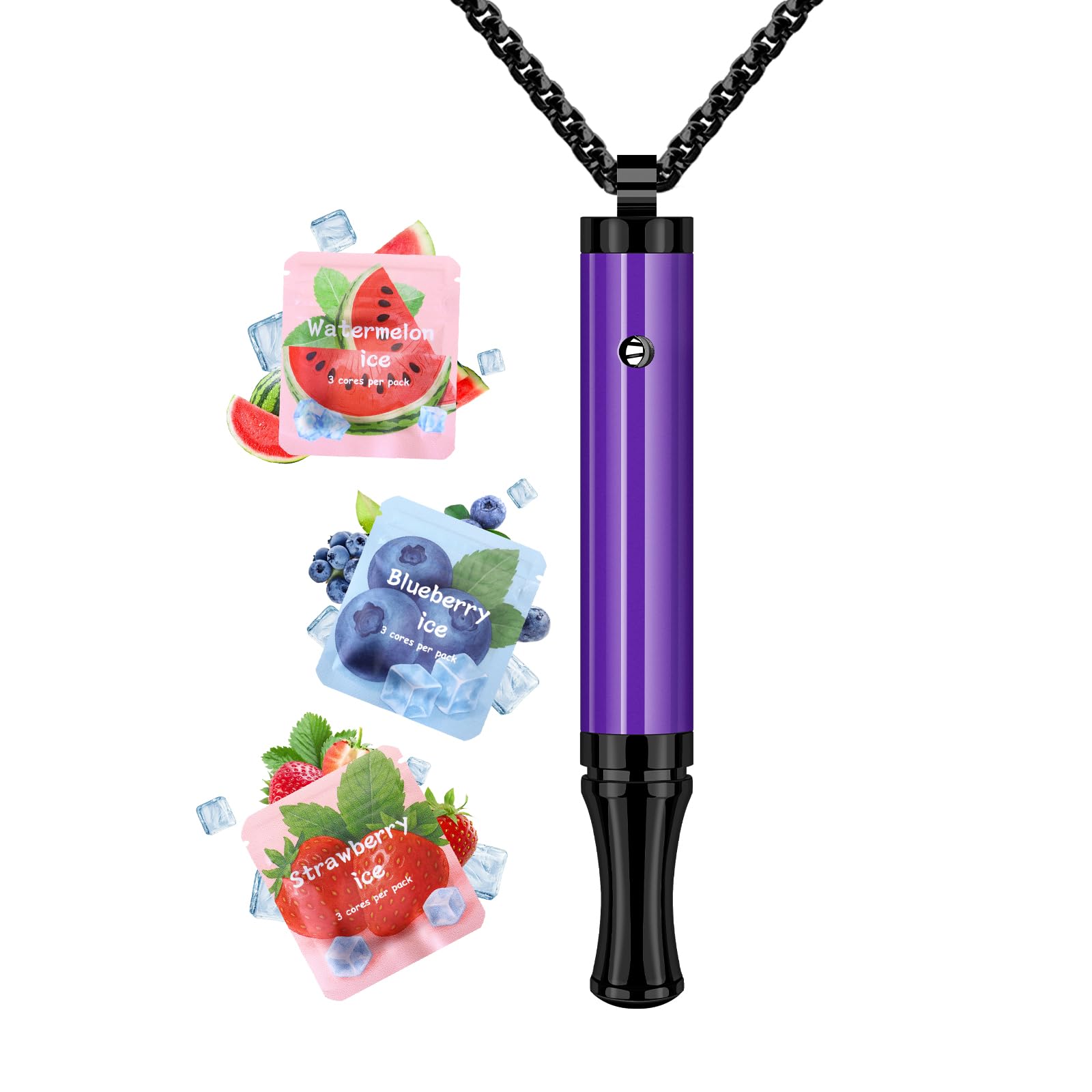 Amazon.com: ASTOFLI Breathing Necklace for Anxiety Relief – Flavored Air  Breathe Necklace, Breath Free Stress Relief Device with Flavor, Meditation  Jewelry Gifts for Women and Men, Stainless Steel : Health & Household