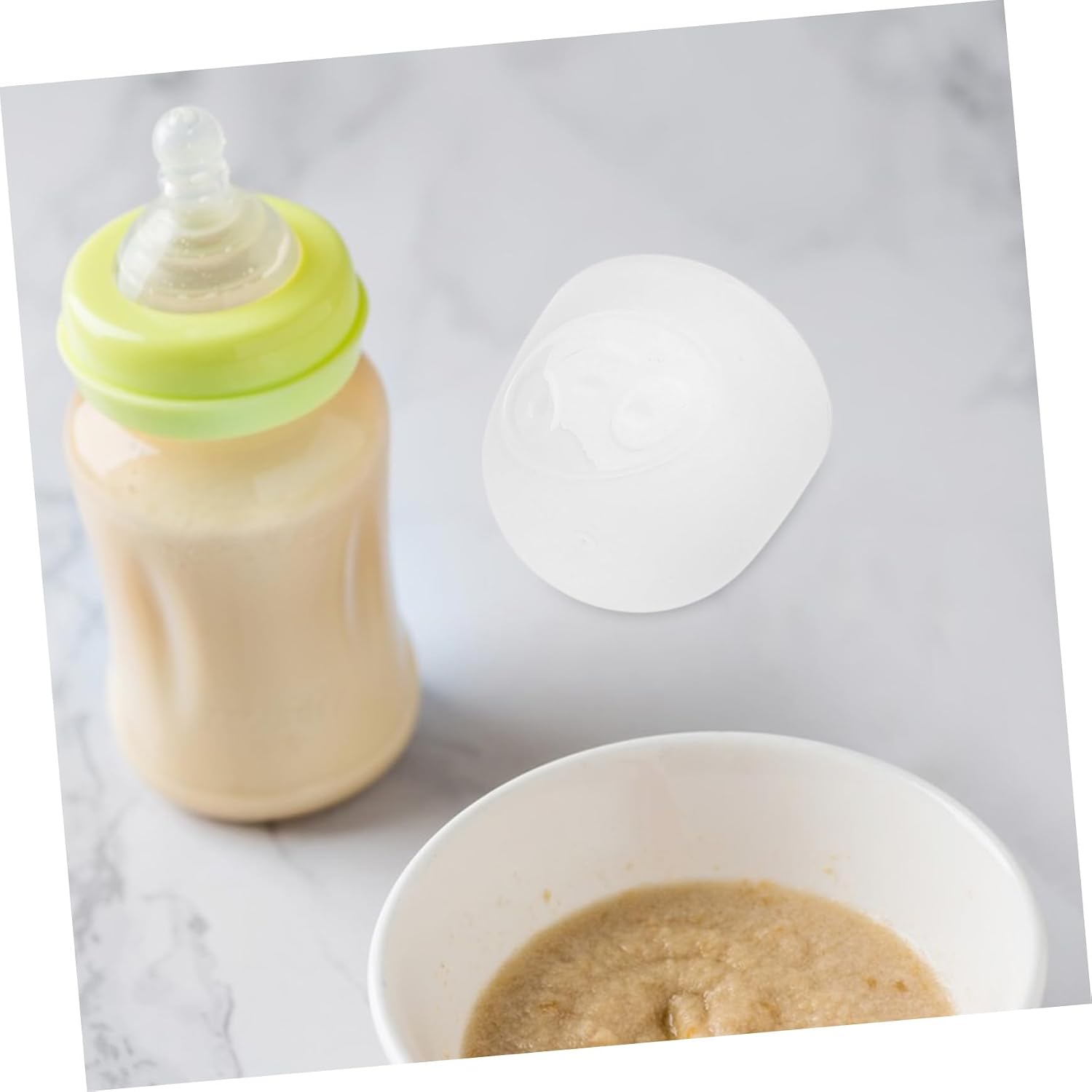 Vaguelly 3pcs Feeding Bottles Lid Replacement Bottle Cap Reusable Design for Easy Replacement