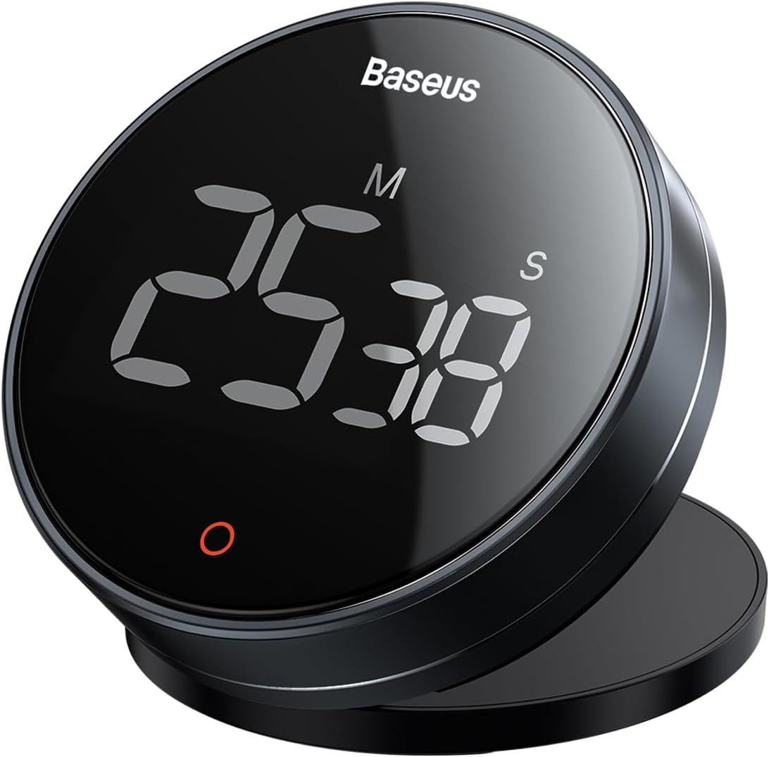 Heyo Rotation Countdown Timer Kitchen Timer Countdown LCD Digital Timer,Good Timing Helper for Home and Work Scenarios (Heyo Pro Version)