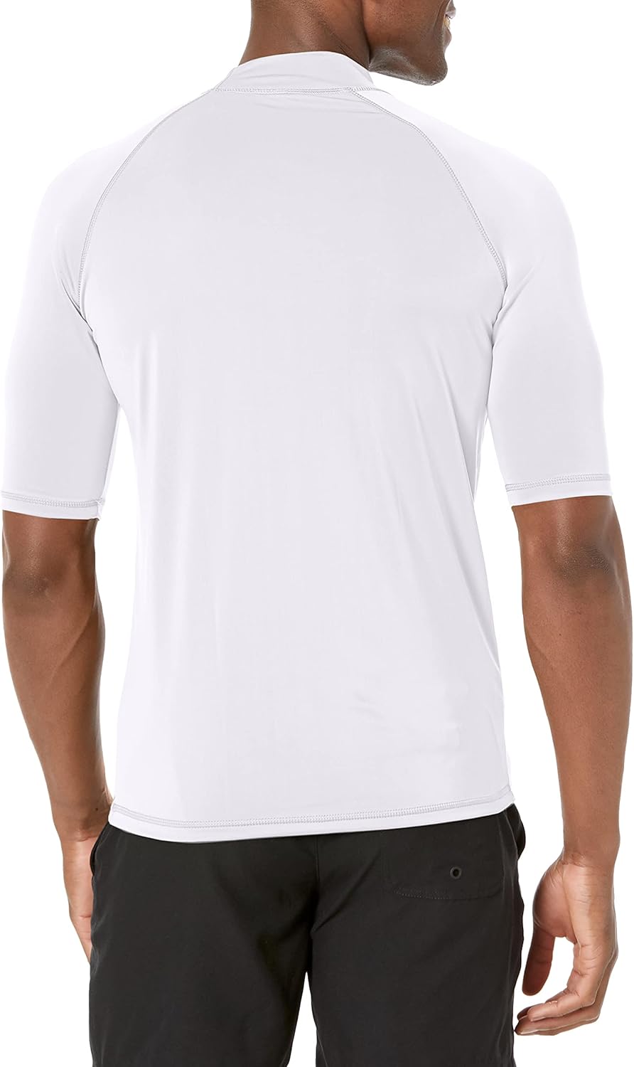 Kanu Surf Men's Fiji UPF 50+ Short Sleeve Sun Protective Rashguard Swim Shirt | 