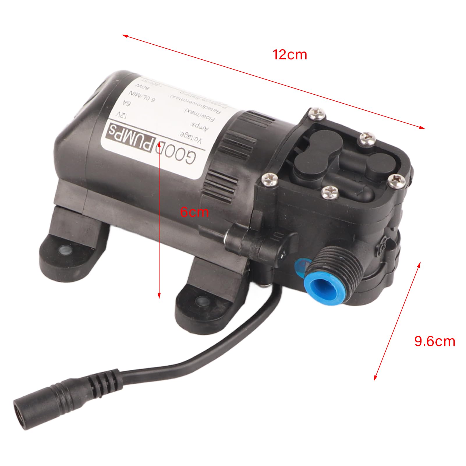 Elektryczna myjnia samochodowa pod wysokim ciśnieniem 12 V, pompa wodna, pistolet natryskowy ze spustem, mocny przenośny zestaw myjki 130 PSI do czyszczenia samochodów, łodzi,