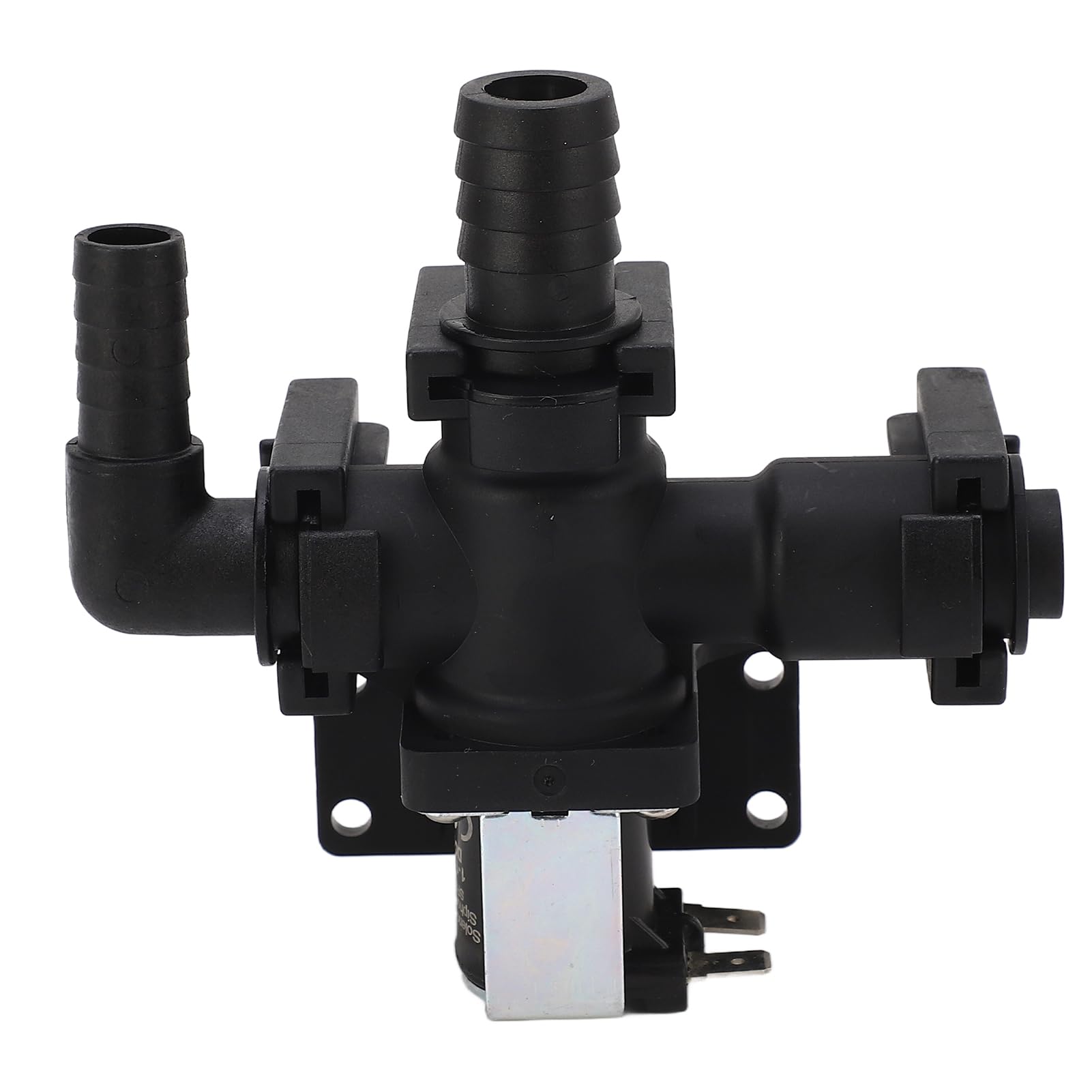 Tbest Interruptor de Sifón Solenoide Parte 9W 150 PSI Válvula de Inodoro de Control de Agua para Yate de Botes Marinos RV 12V Metal ABS