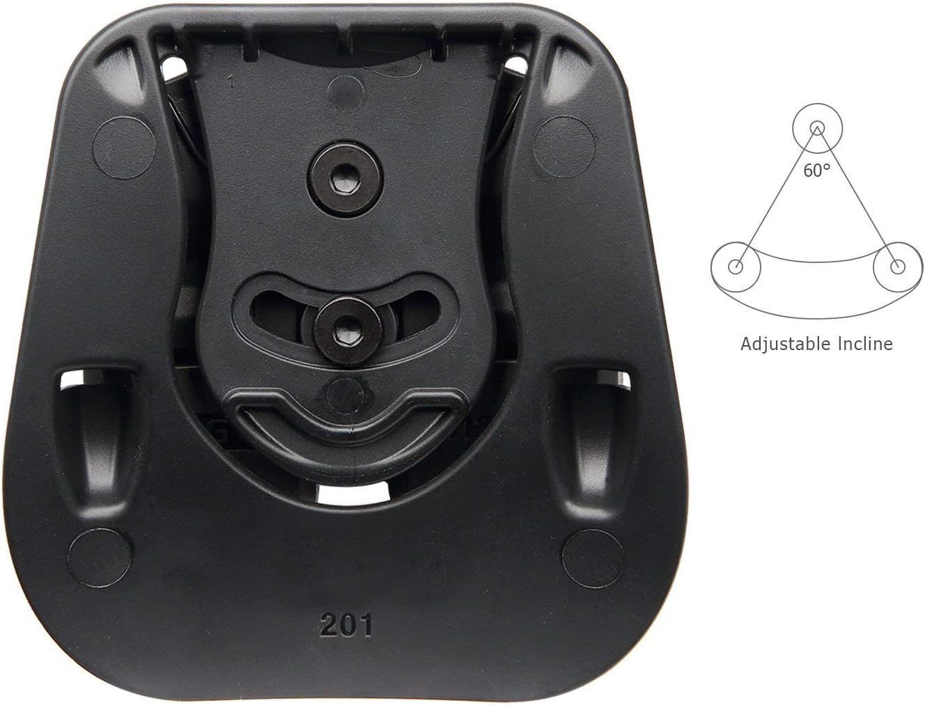 efluky custodia per caricatore fondina per caricatore universale con clip per pistola adatta per Walther P99/HK/CZ/Glock 17 19/Sig Sauer/9mm fondina per caricatore softair, paddle regolabile 60°