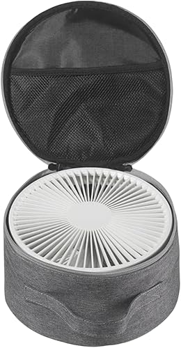 Miniatura 3 de Bolsa de almacenamiento para ventilador portátil, impermeable, plegable, telescópica, bolsa de mano, gris, 9.1 x 9.1 x 5.1 in 9.06 x 9.06 x 5.12