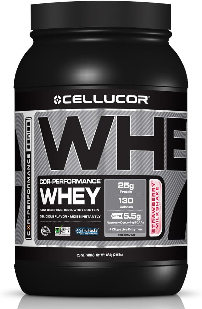 Cellucor Performance Whey Protein Supplement, Strawberry, 2 Pound