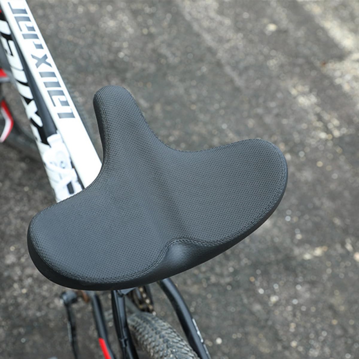 Veemoon Sella per Bicicletta Traspirante Imbottita Larghezza Extra Cuscino Antiurto per Mountain Bike e Bici da Passeggio, Sedile Confortevole Leggero per Ciclismo Outdoor