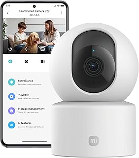 XIAOMI Smart Camera C201 Crystal Clear 1080p HD Resolution Protects Every Corner of Your Home