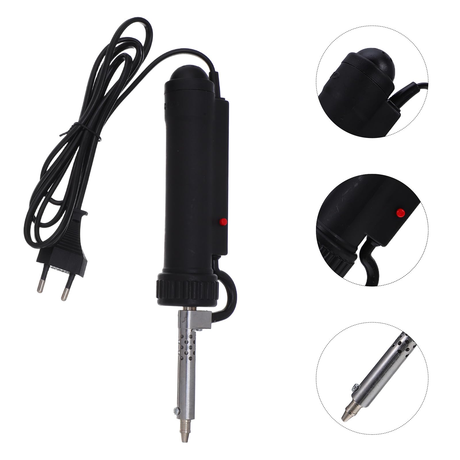 Bomba Desoldadora Eléctrica Automática Tecnología de Succión Rápida, Herramienta Portátil de Acero Inoxidable para Reparación y Desmontaje de Soldadura Electrónica