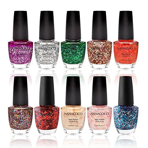 Nanacoco Nail Polish Color Lacquer Set 10-Piece Collection #32