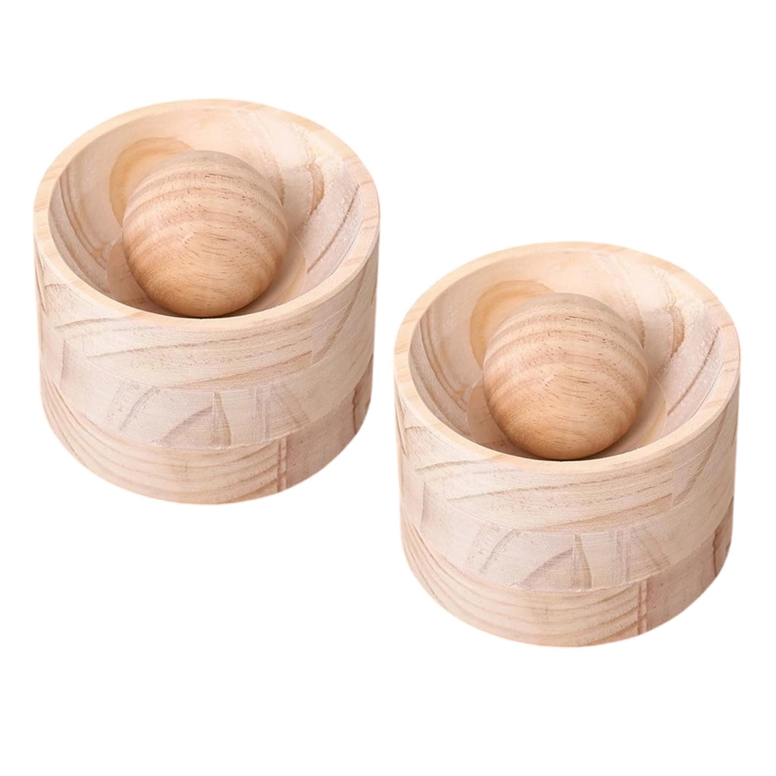 Kaeltsyn Multipurpose Wooden Dough Press for Homemade Dumplings and Pastries Wrappers Comfortable Grip Kitchen Gadget Wooden Pierogi Maker