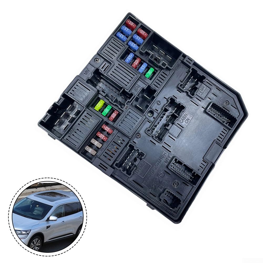 Módulo de caja de fusibles BSM 284B67853R Unidad de control eléctrico para Koleos II para Kadjar, Centro de distribución de energía de plástico ABS y sistema de gestión de vehículos