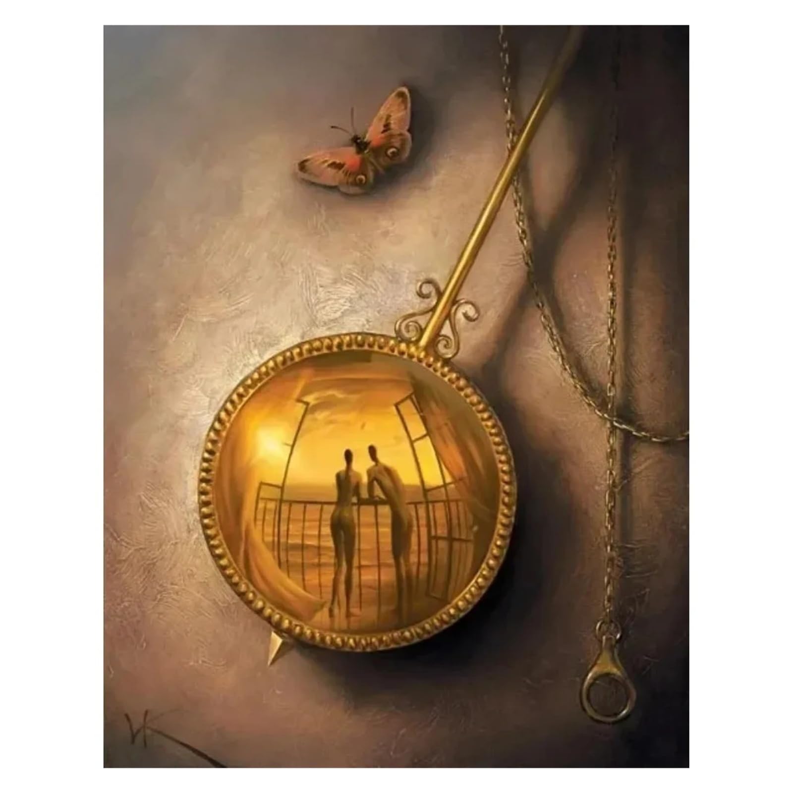 Xenite G Wall Art Canvas Prints Surrealism Poster Abstract Landscape Canvas Paintin And Print Home Wall Art Pictures Decoration(,30X40cm)