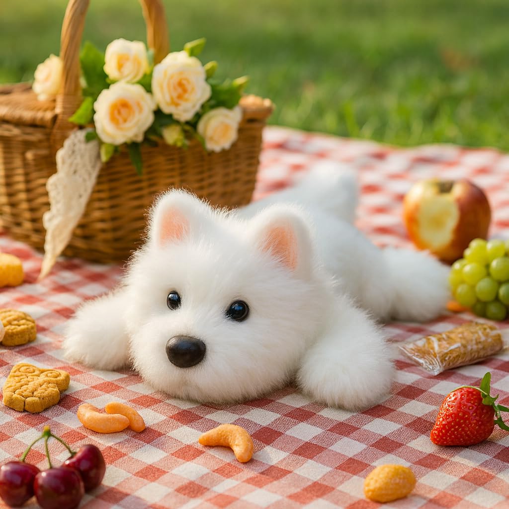 Amazon.co.jp: Mushymallow Westie ぬいぐるみ ぬいぐるみ 子供への
