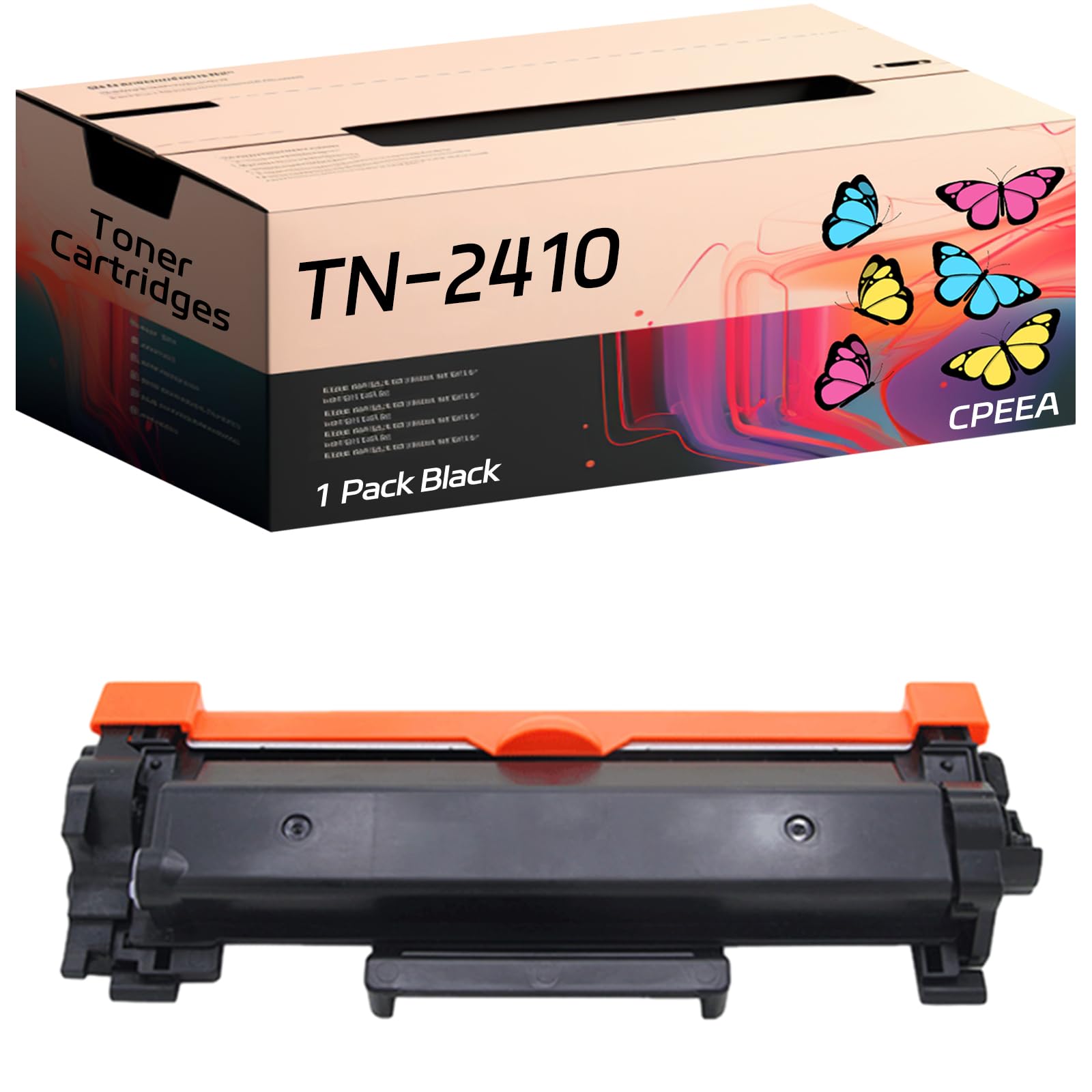 Compatible for Brother TN-2410 Toner Cartridges Work for Brother MFC-L2710DN MFC-L2710DW MFC-L2730DW MFC-L2750DW Printers, with Chip, High Yield 2200